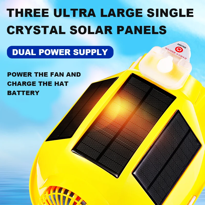 Solar Fan Helmet